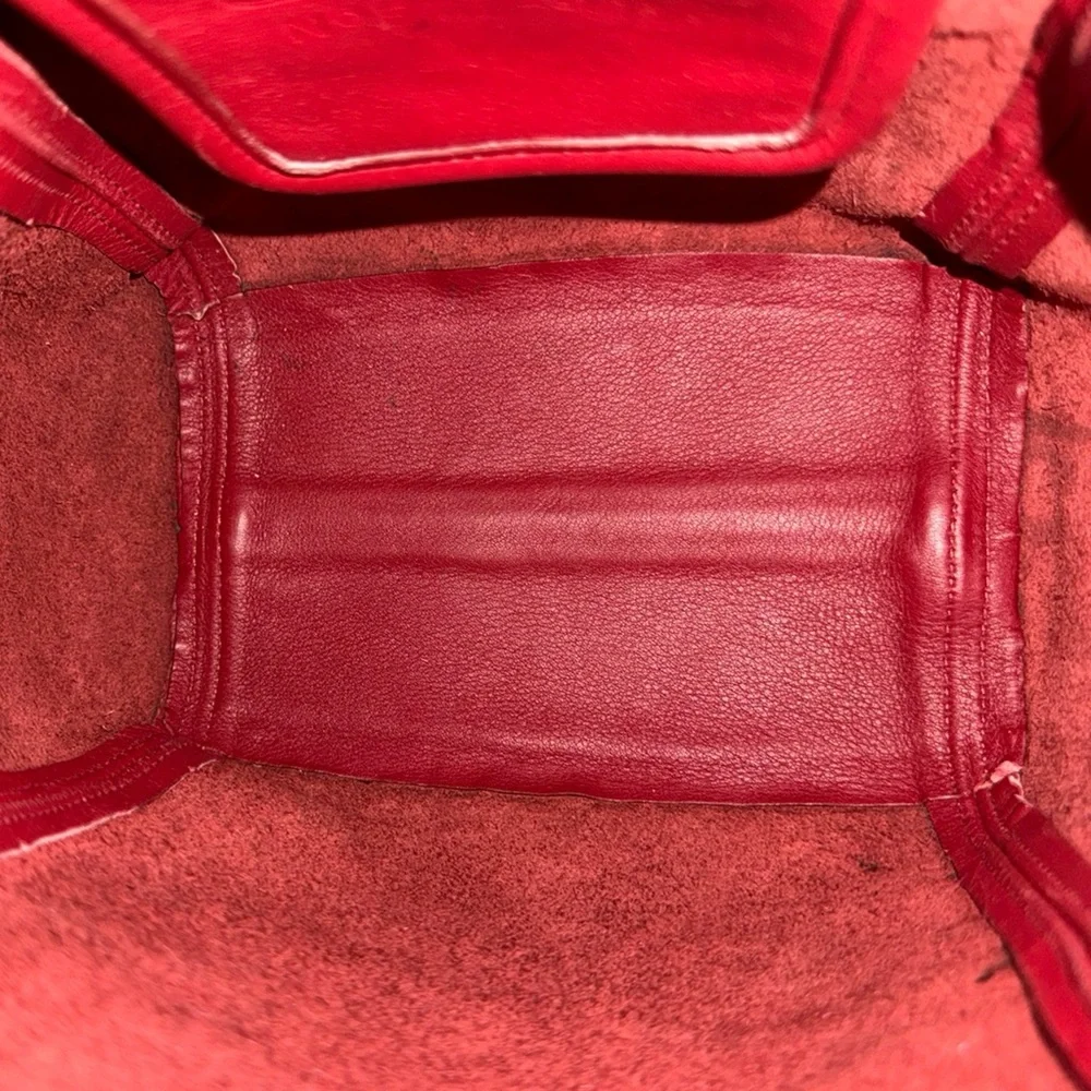 ❤️SOLD❤️Vintage Coach Red Soho Belted Pouch 4156 - Picture 6 of 10